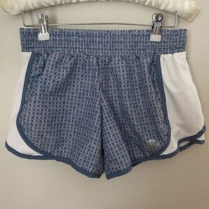 Old Navy Shorts Athletic Blue Patterned Pocket